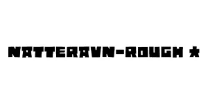 Natteravn-Rough ☞ Font