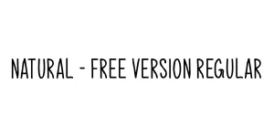 Natural - Free Version Regular Font