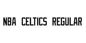 NBA Celtics Regular Font