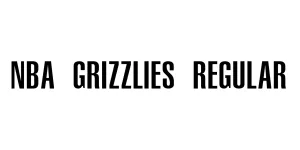 NBA Grizzlies Regular Font