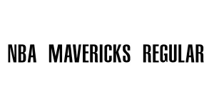 NBA Mavericks Regular Font