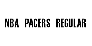 NBA Pacers Regular Font