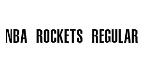 NBA Rockets Regular Font