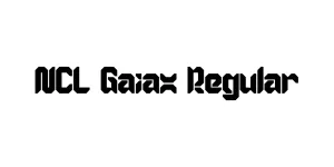 NCL Gaiax Regular Font