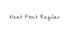 Neat Font Regular Font