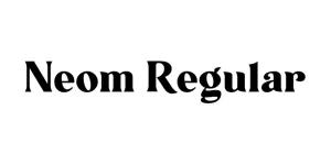 Neom Regular Font