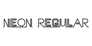 Neon Regular Font