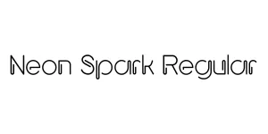 Neon Spark Regular Font