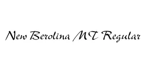 New Berolina MT Regular Font