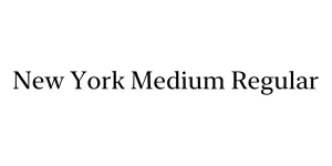 New York Medium Regular Font