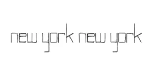 NEW YORK NEW YORK Font