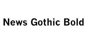 News Gothic Bold Font