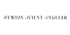 Newton Scient Regular Font