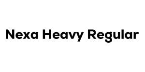 Nexa Heavy Regular Font