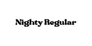 Nighty Regular Font