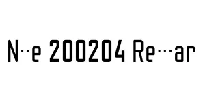 Nike 200204 Regular Font