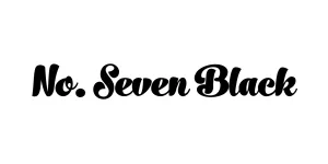 No. Seven Black Font