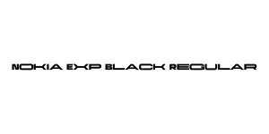 Nokia Exp Black Regular Font