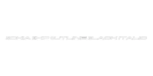 Nokia Exp Outline Black Italic Font