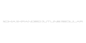Nokia Expanded Outline Regular Font