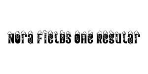 Nora Fields One Regular Font