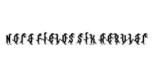 Nora Fields Six Regular Font