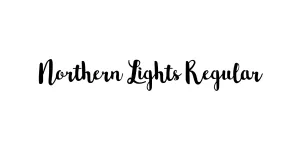 Northern Lights Regular Font