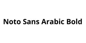 Noto Sans Arabic Bold Font