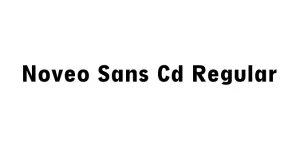 Noveo Sans Cd Regular Font