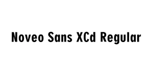 Noveo Sans XCd Regular Font