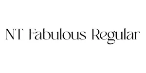 NT Fabulous Regular Font
