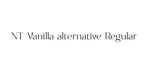 NT Vanilla alternative Regular Font