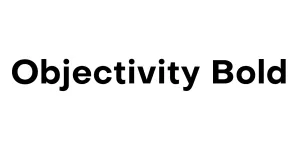 Objectivity Bold Font