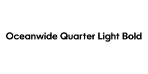 Oceanwide Quarter Light Bold Font