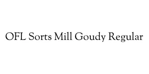 OFL Sorts Mill Goudy Regular Font