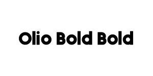 Olio Bold Bold Font