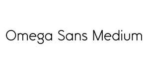 Omega Sans Medium Font