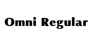 Omni Regular Font