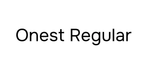 Onest Regular Font