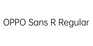 OPPO Sans R Regular Font