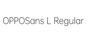 OPPOSans L Regular Font