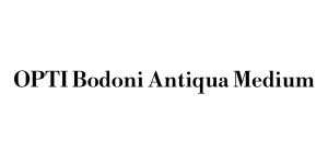 OPTI Bodoni Antiqua Medium Font