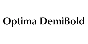 Optima DemiBold Font