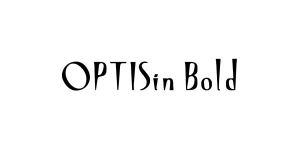 OPTISin Bold Font