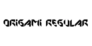 Origami Regular Font
