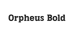 Orpheus Bold Font