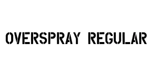 Overspray Regular Font