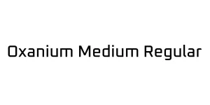 Oxanium Medium Regular Font