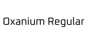 Oxanium Regular Font