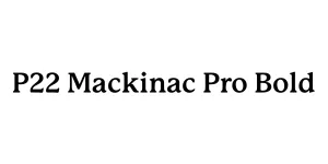 P22 Mackinac Pro Bold Font